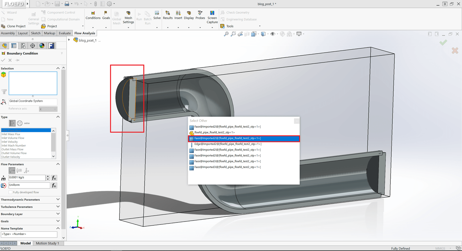 1 BC inlet select other 2 modified