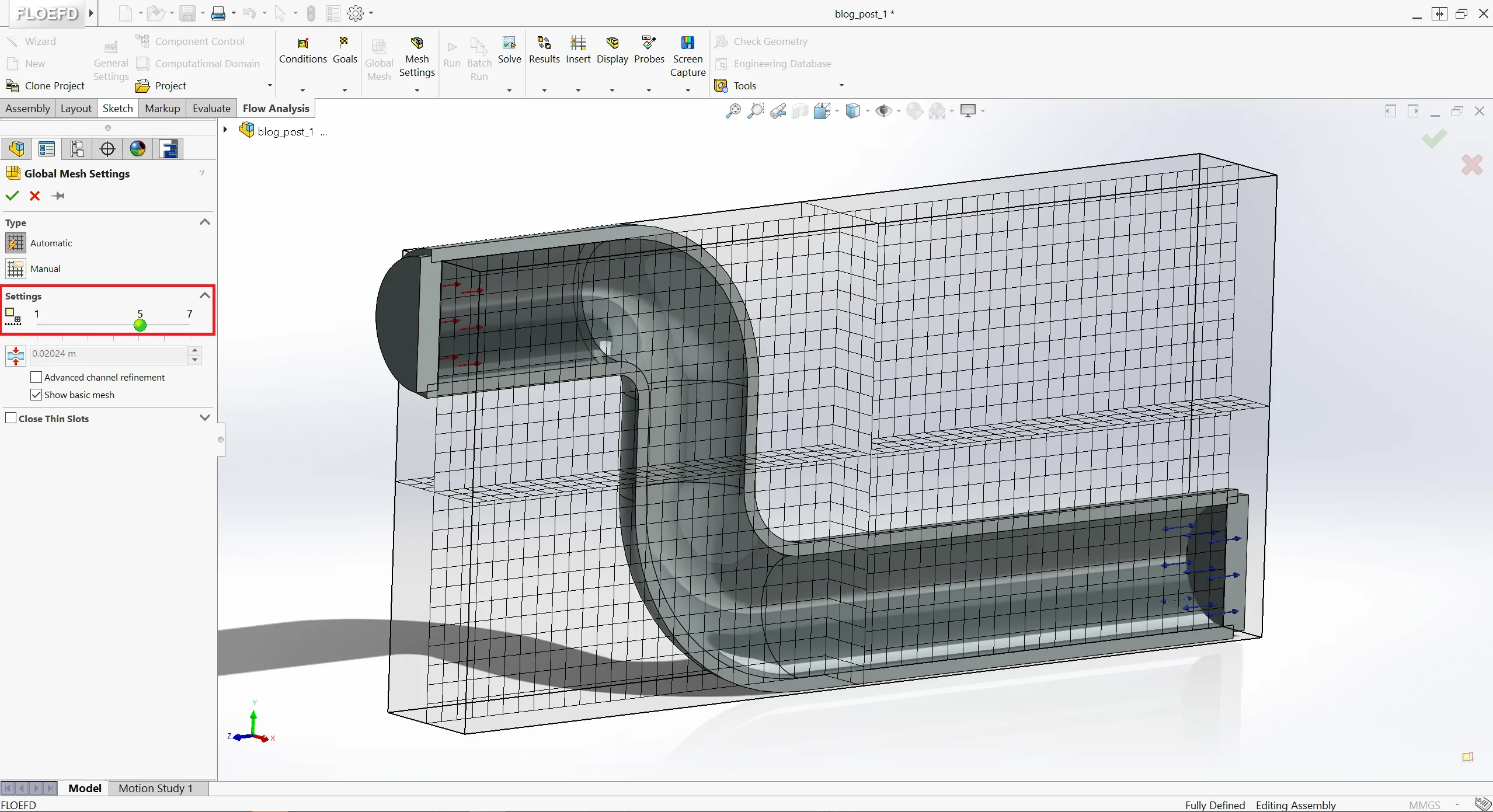 1 basic mesh 1 modified