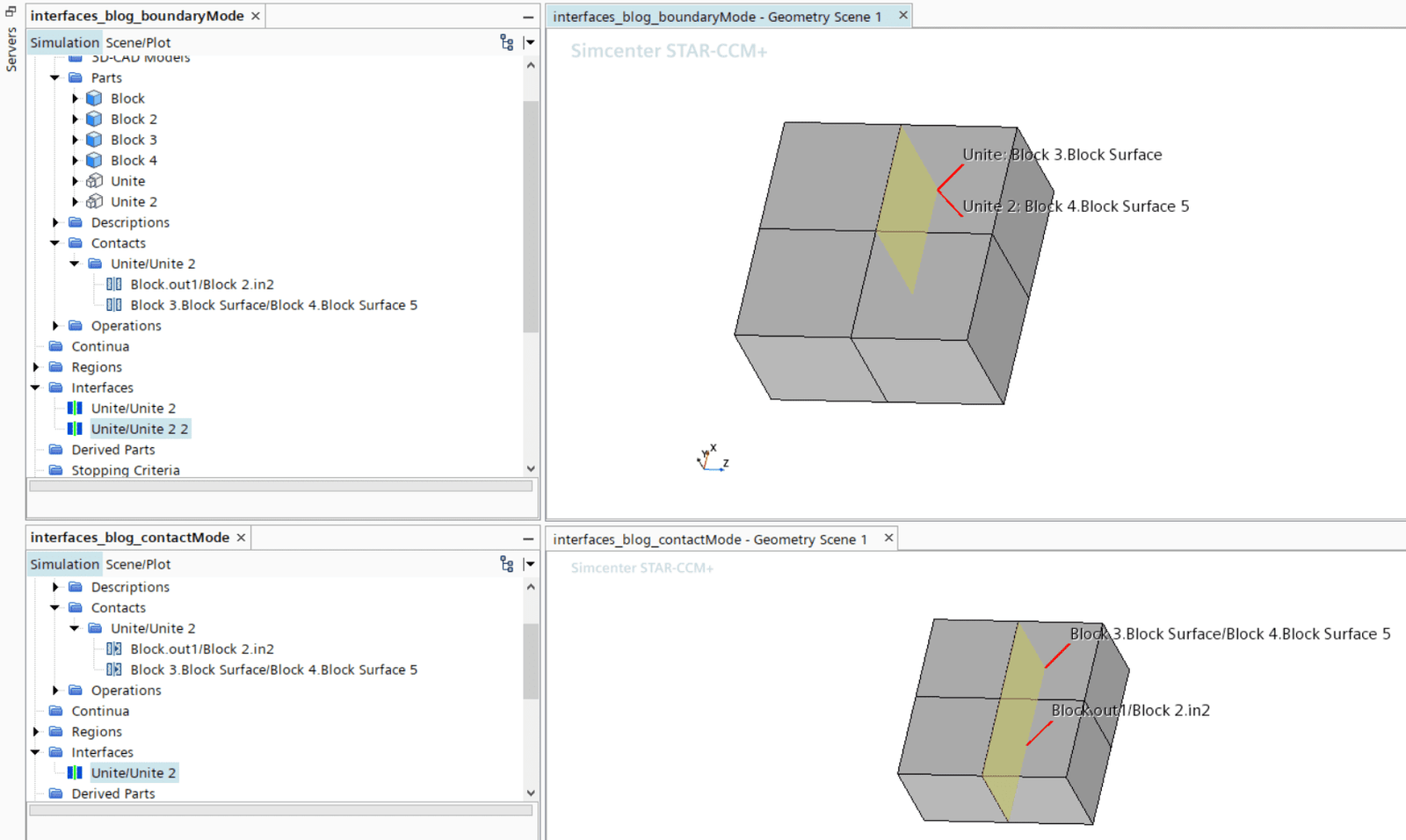 assign part to region Simcenter STAR-CCM+