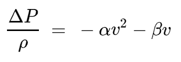 porous baffle equation