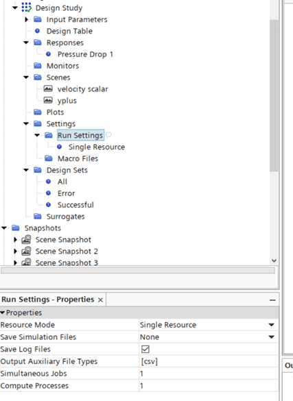 Design manager in Simcenter STAR-CCM+ with Auxiliary files