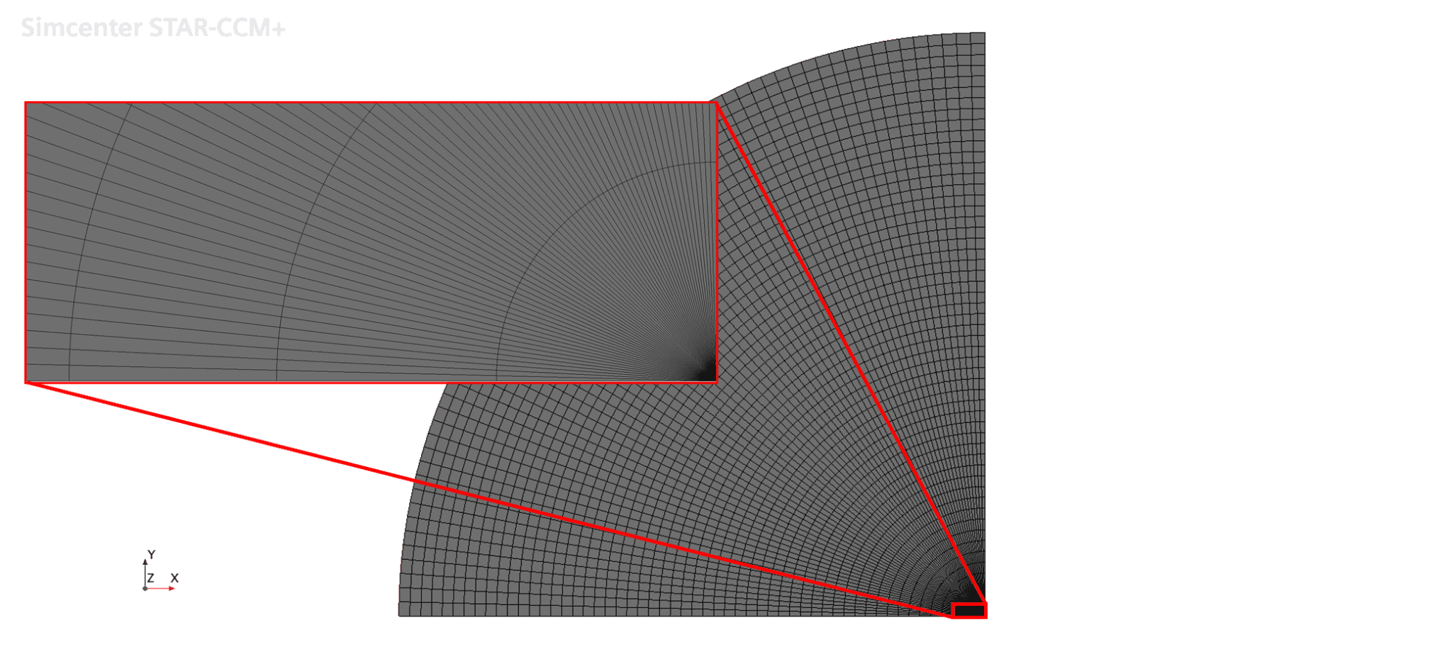Rotational Sweep Coarsening - STAR-CCM+ - Volupe