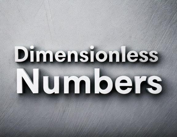 Dimensionless-numbers