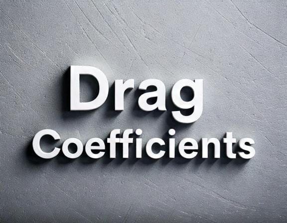 Drag coefficients