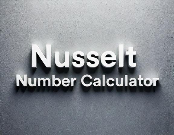 Nusselt Number Calculator