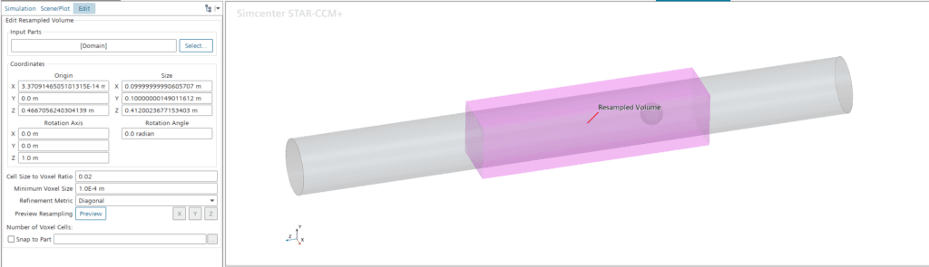 Pic2 resampled volume editor