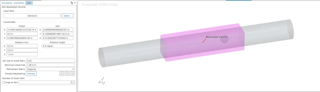 Pic2 resampled volume editor