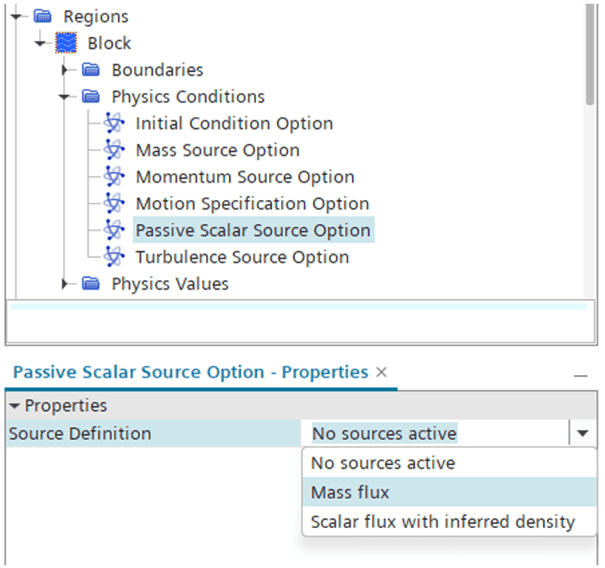 Source options