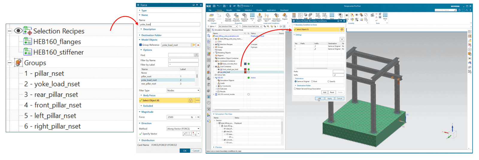Showing how to create many loads using clone multiple
