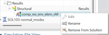 How to remove companion results from the solution.