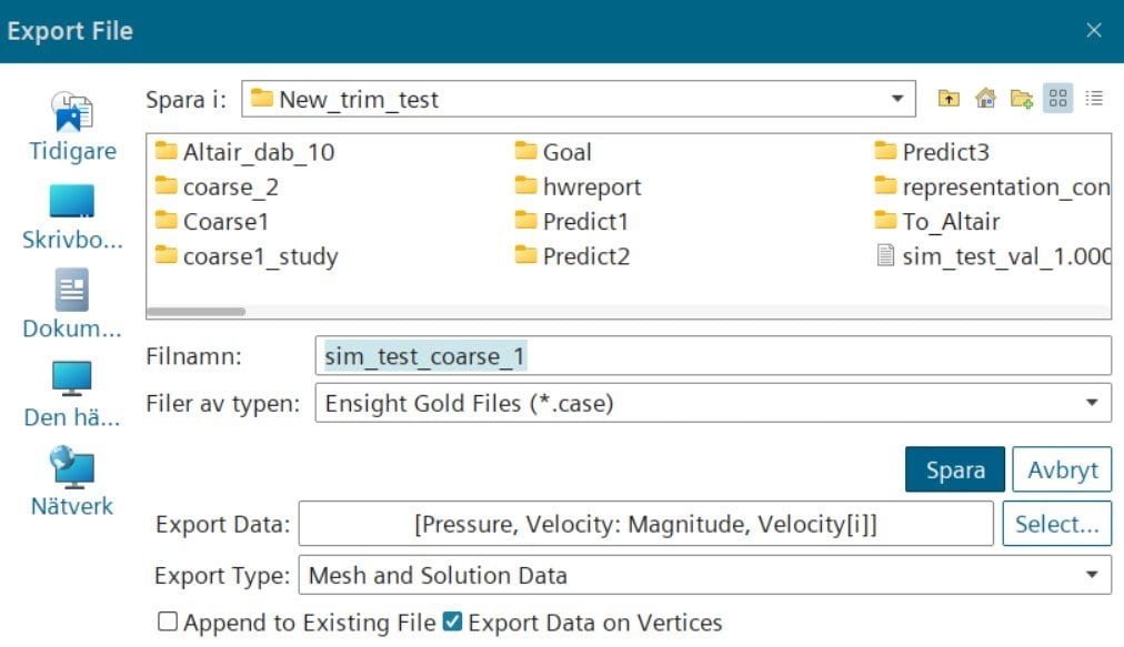 PhysicsAI model training export