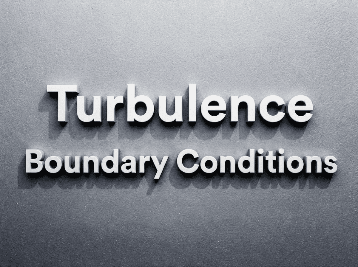 Turbulence Boundary Conditions