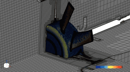 Mesh fans acoustics