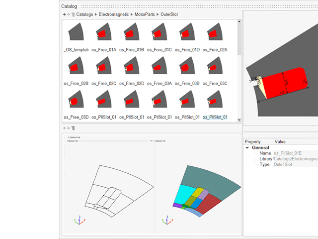 Simcenter Simlab electric motor design variants and optimization interface